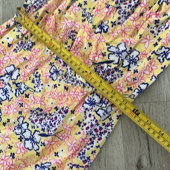 Lilly Pulitzer Marlisa‎ Maxi Dress Small Yellow Starfruit Little Lady size XS - Picture 9 of 12